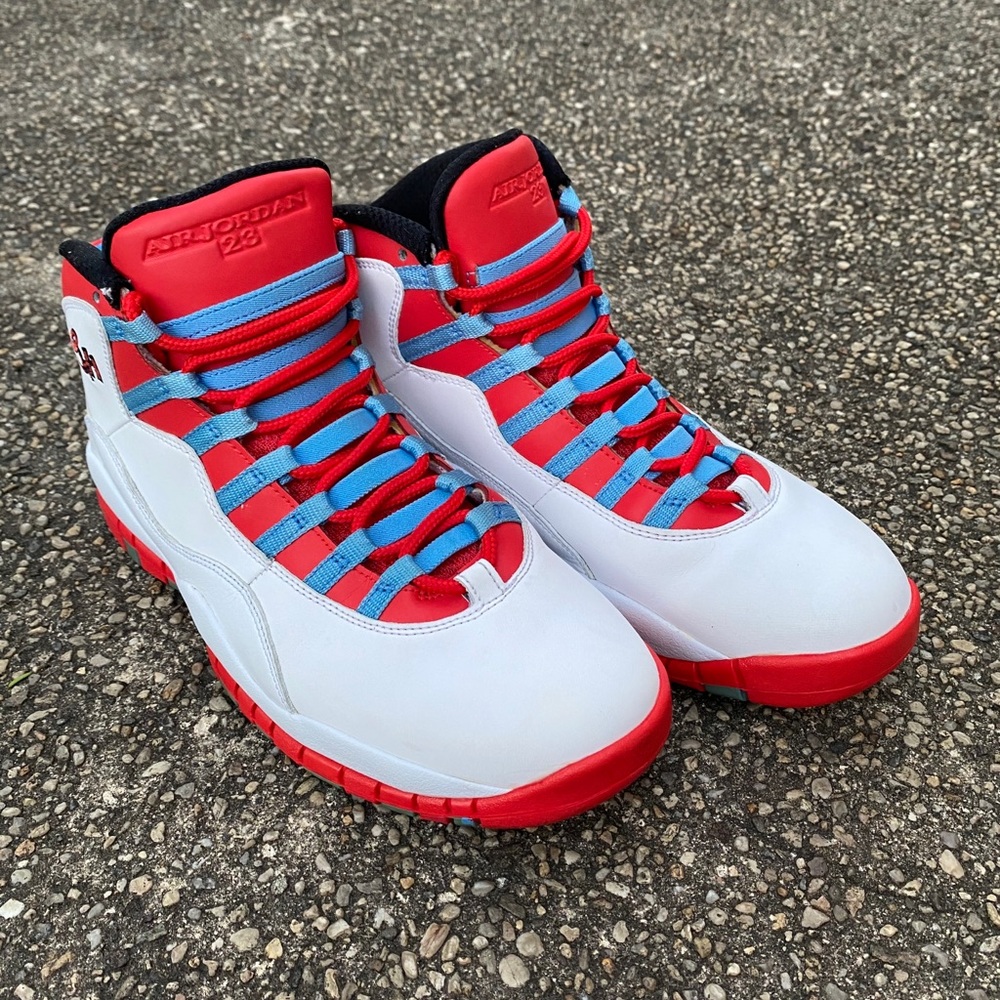 Jordan 10 Chicago flag